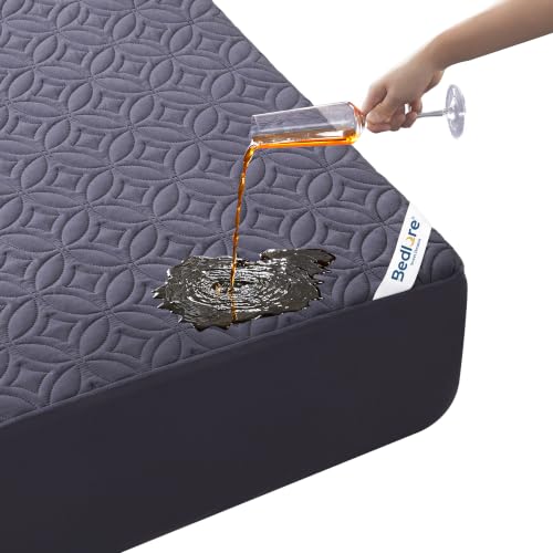 Waterproof Mattress Protector (3 Navy Blue / King)