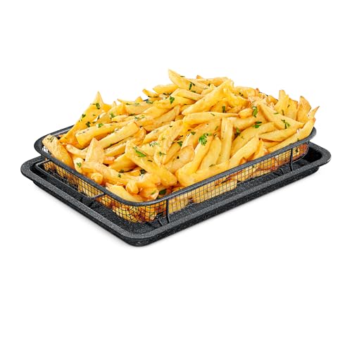 Crisper Tray 2 (Gray Marble / 13.78" × 8.86")