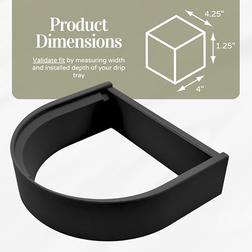 Drip Tray Mug (K-Mini 1.25 Inches Tall / Black)