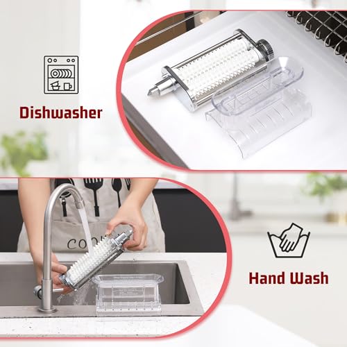 Meat Tenderizer Attachment for Kitchenaid Stand Mixers (Transparent)