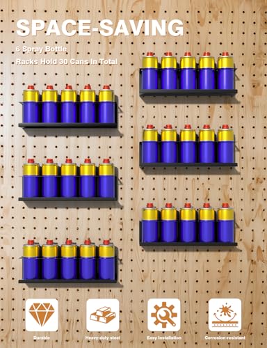 6 Pack Spray Can Holder Organizer (6 Pack)