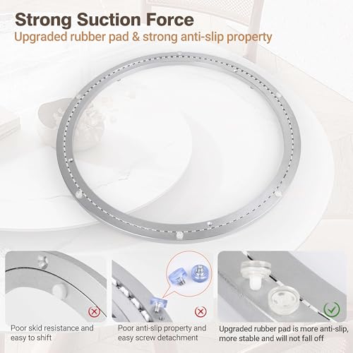 20 Inch Lazy Susan Bearing Aluminum Alloy Rotating Turntable (20 Inch Mute)