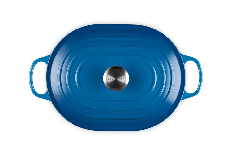 Enameled Cast Iron Oval Casserole with Lid (Marseille)