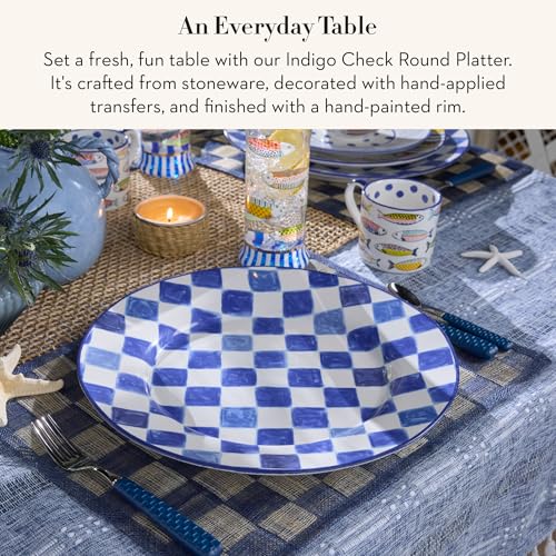 Round Platter (Indigo)