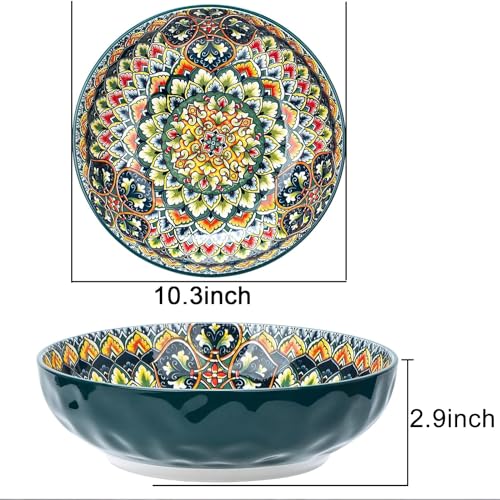 Large Serving Bowls (Green)