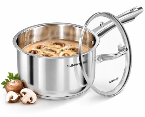 3 QT Stainless Steel Sauce Pan with Lid