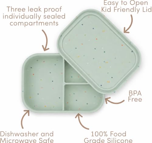 Silicone Bento Box (Green)