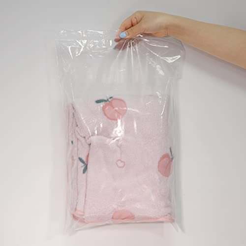 1000 Count 14" x 20" Extra Large Zip Poly Bags (14" x 20")
