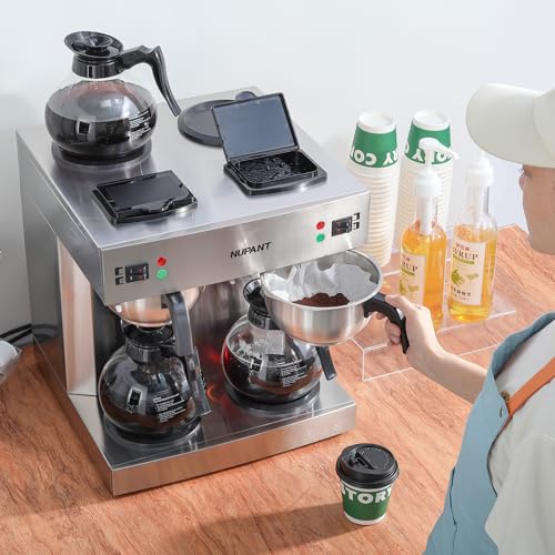 Dual Drip Commercial Coffee Maker 24 Cup Pour Over Coffee Machine (24 Cup - Dual Brewer)