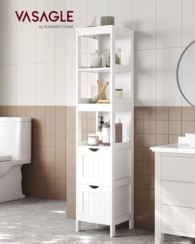 Bathroom Floor Cabinet (55.7"H / White)