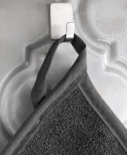 Terry Potholder & Hot Pad (4-Pack / Titanium/Graphite)