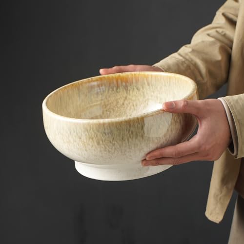 Extra Large Salad Bowl (tan color)
