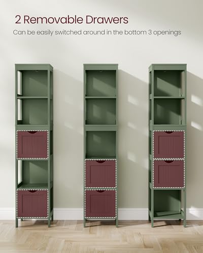 Bathroom Floor Cabinet (55.7"H / Forest Green)