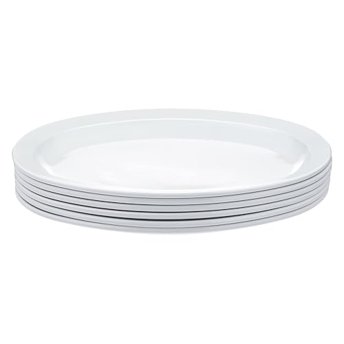Melamine Oval Serving Platter for Restaurants and Home (Oval Platter / 13 in x 9.75 in (Pack of 1))
