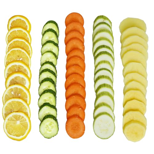 Upgraded Mandoline Slicer for Kitchen &Safe Vegetable Chopper 5 in 1 & Adjustable Mandoline Slicer (Only Slicer Green)