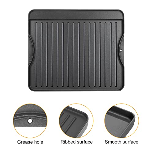 Cast Iron Cooking Griddle for Camp Chef (15.6" x 13.4" x 2")