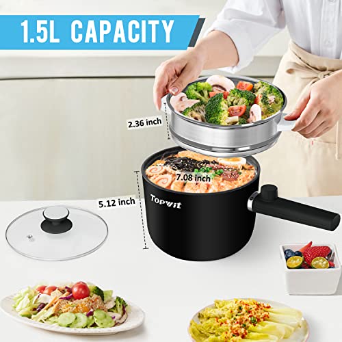 1.5L Hot Pot Electric (1.6 Quarts / Black 1)