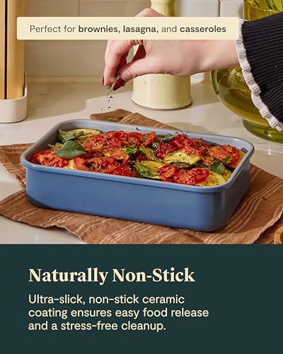 Non Stick 9" x 6.5" Small Rectangle Baking Pan Duo (Black / Mini Rectangle Pan Duo)