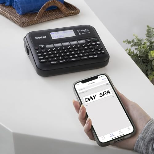 P-Touch PT-D460BT Business Expert Connected Label Maker | Connect and Create via Bluetooth® on TZe Label Tapes up to ~3/4 inch, White (PTD460BT Bluetooth)