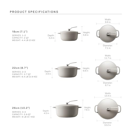 Oven Pot 2.0 22cm (Matte Himalayan Pink / 22cm (3.7 Qt))