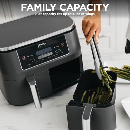 Foodi Air Fryer (8-QT & DualZone (Grey))