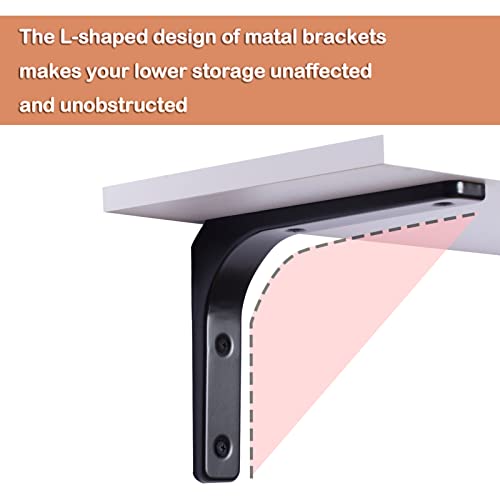 Long Wall Shelves (White / 39.4 Inch)