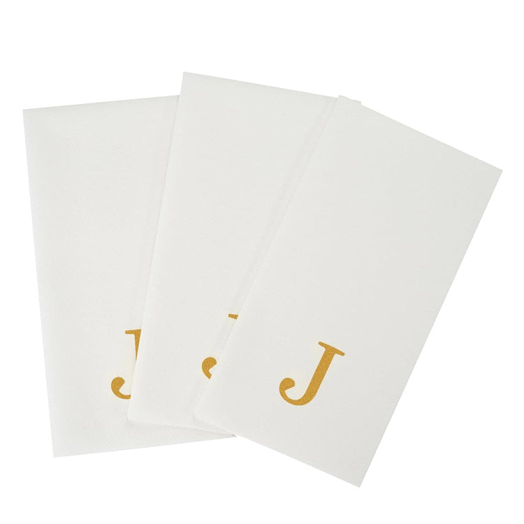 Linen Feel Paper Guest Towels (Gold / 2000 Count / J)
