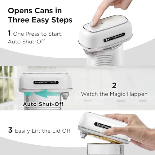 Orbit One Rechargeable Electric Can Opener (White)