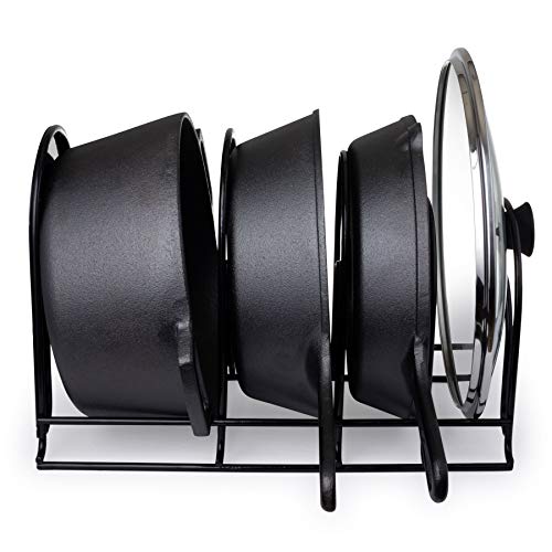 Pan Organizer for Cast Iron (Standard / 15.4" / Black)