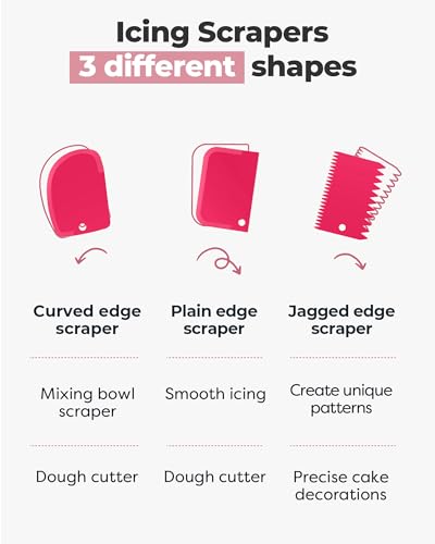 71 Cake Decorating Kit Baking Supplies Tools for Beginners & Pros (Pink)