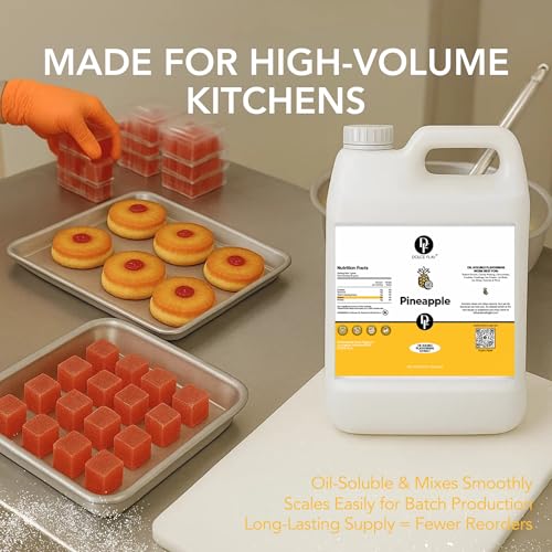 Pineapple Flavoring Oil for Desserts (1 Gallon)