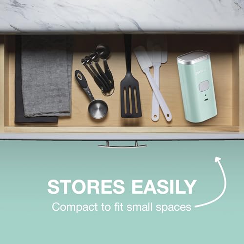 Hands Free Cordless USB Rechargeable Electric Can Opener (Mint)