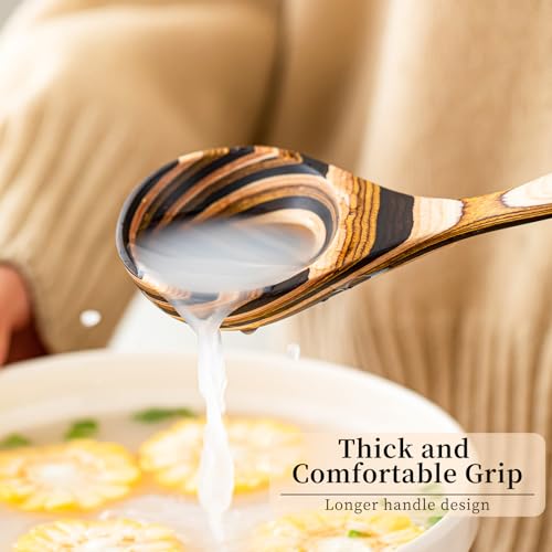 Pakkawood Deep Soup Ladles (1 PC Pakkawood Ladle)