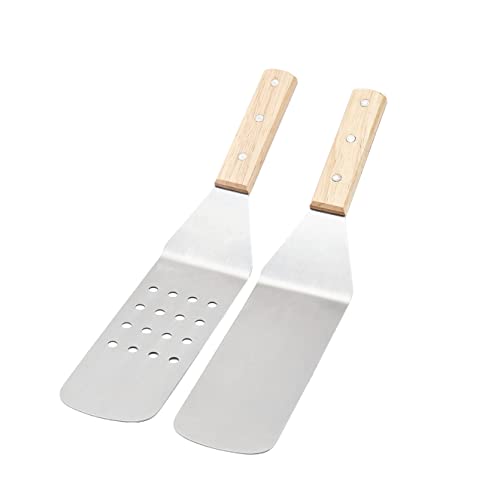 4 Piece Stainless Steel BBQ Grilling Tool Set for Outdoor Cooking (Spatula Set / 4-Piece)