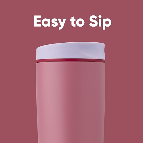 SmoothSip Slider Insulated Stainless Steel Coffee Tumbler (No Handle / 20 Ounces / Crochet Queen)