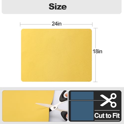 Dish Drying Mat for Kitchen Counter (Yellow / 18" x 24")