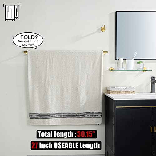 Gold Towel Bar (Gold / 30.15 Inch)