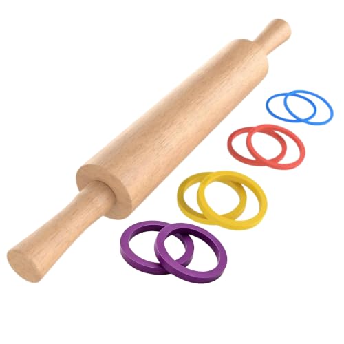 Wood Rolling Pin (Beige)