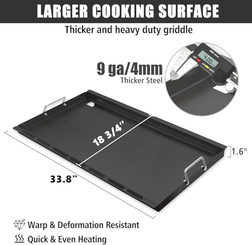 Full Size Griddle Insert for KitchenAid 5 (18.8" x 33.8" x 1.4")