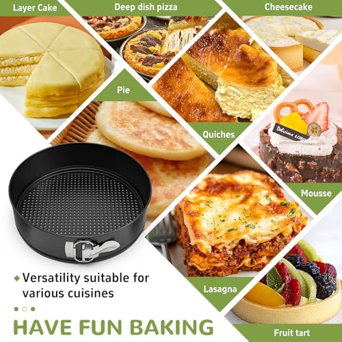 10 Inch Springform Pan with Removable Bottom (10 Inch)