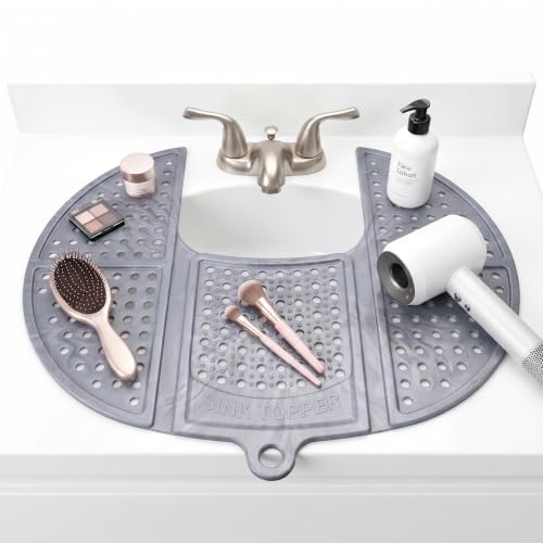 Bathroom Sink Cover for Counter Space (Standard / Silver)