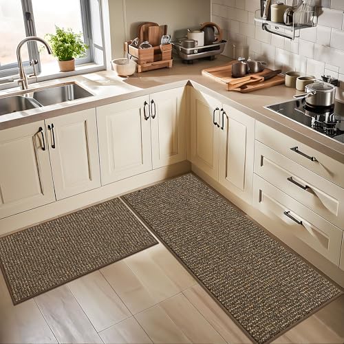 Kitchen Runner Rugs 20"x48" (Brown / 20" X 48" (Rectangular))