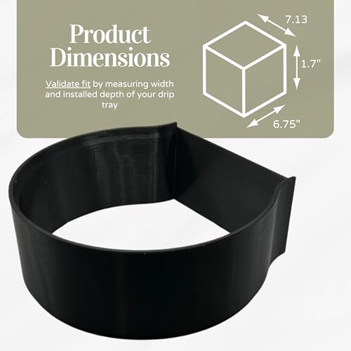 Drip Tray Mug (K-Duo Plus 2.5 Inches Tall / Black)