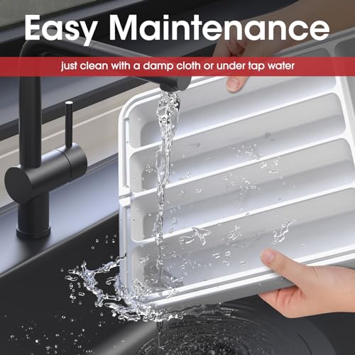 Silverware Drawer Organizer (Medium / White)