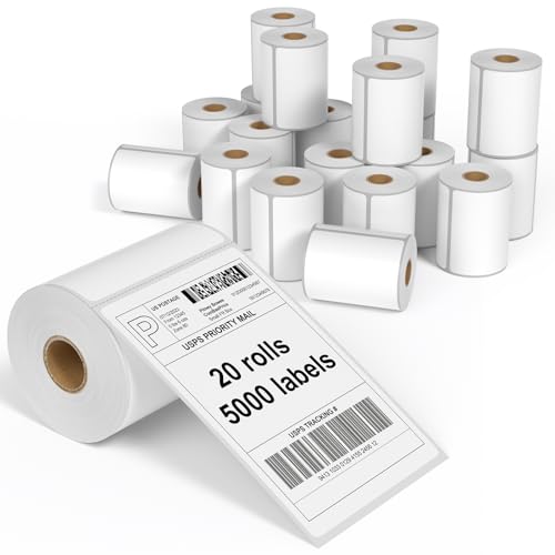 4"X6" Thermal Shipping Labels (20 Rolls)
