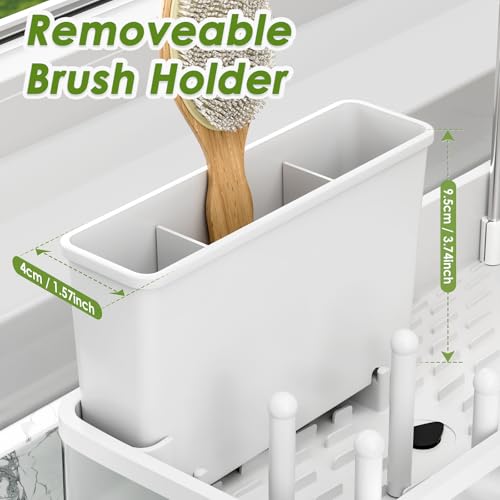 Stainless Steel Sink Caddy (B-white)