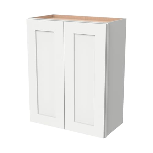 Wall Mounted Cabinet (Origami White / 33" W x 12" D x 30" H)