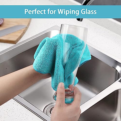 50PK Microfiber Cleaning Cloth (Multicolor)