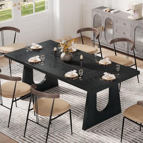 Large Dining Table for 6 (Black)