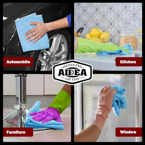 Microfiber Cleaning Cloth (Blue / 150PK)
